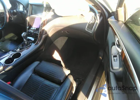 2014 Infiniti Q50 Hybrid Sport z USA, uszkodzony, nr VIN JN1AV7AR0EM702446